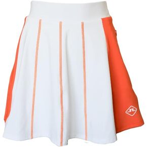 J. Lindeberg Womens Jolie Golf Skirt - White/Orange L