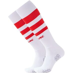 SOLAX Knee High Tube Socks Over The Calf Soccer Socks with Stripes Football Athletic Team Socks