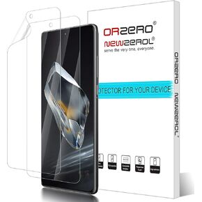(2 Pack) TPU Screen Protector Compatible for OnePlus 12, OnePlus 12R, Premium Quality Anti-Scratch Bubble-Free, crystal clear