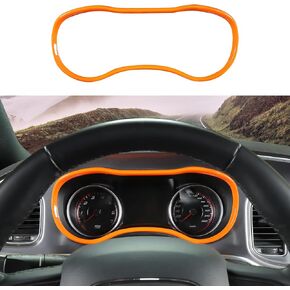 Voodonala for Charger Center Consoles Dashboard Dash Board Instrument Fascia Trim for 2015-2024+ Dodge Charger Interior Accessories, ABS Purple 1pc