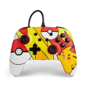 NINTENDO SWITCH PIKACHU POP ART WIRED ENHANCED CONTROLLER [POWER A]