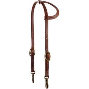Professionals Choice Professional's Harness Leather Single Ear Snap Cheek Headstall N/A N/A