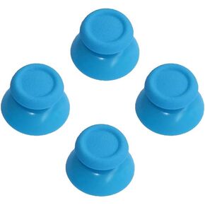 2 Pairs Thumbsticks Analog Thumb Sticks for Sony Playstation Dual Shock 4 PS4 Controller (Light Blue)