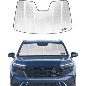 Windshield Sun Shade for 2017-2022 Honda CR-V. 2024 Upgrade Reflective Aluminum Film Front Window Sunshade for Maximum Interior Protection