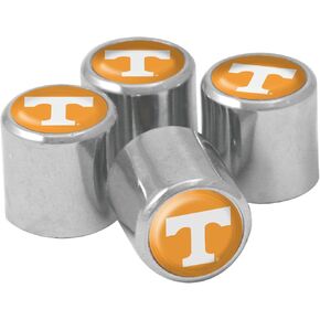 NCAA Tennessee Volunteers Metal Tire Valve Stem Caps, 4-Pack