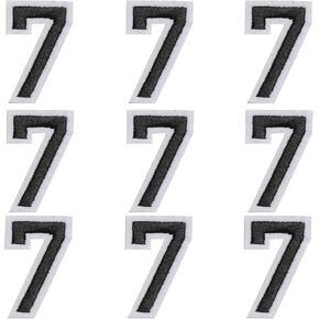 GYGYL Iron on Letters Patches, 9Pcs of 2 Inch White Letter "P" Patches, Alphabet Embroidered Patch for Clothes, Dress, Hat, Socks, Jeans, DIY Accessories in Saudi Arabia