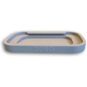 Isoko Silicone Bagel Crumbs Catcher Base for Plastic Guillotine Bagel Slicer (BLACK)