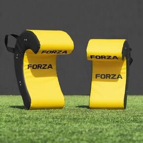 FORZA Rugby Ruck & Roll Pads – Junior/Senior Sizes | Rugby Training Equipment for Clearing/Ball Presentation/Counter Rucking | C-Shape Rugby Tackle Bags