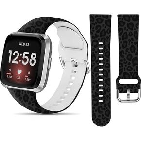 سوار رياضي متوافق مع Versa 4/Versa 3/Sense 2/Sense للنساء والرجال، حزام معصم بديل مرن للساعة الذكية Versa 4/Versa 3/Sense 2 in Kuwait