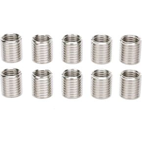 10Pcs Insert Nut, M16 Female and M20 Male Thread Fastening Conversion Repair Sleeve Screw