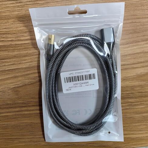 ANDTOBO USB Extension Cable 3.3ft, USB 3.0 Type A Male to Female Extender Cables High-Speed Data Transfer 5Gbps Compatible with Gamepad, Printer, Webcam, USB Keyboard, Flash Drive, Hard Drive in Kuwait