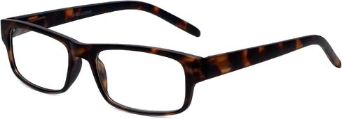 M Readers 105 Rectangular Reading Glasses +0.25 Black Men Women Stylish Fashion Unisex Trendy Eyeglasses Lightweight w/Case in Saudi Arabia
