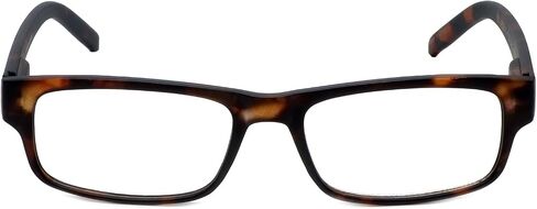 M Readers 105 Rectangular Reading Glasses +0.25 Black Men Women Stylish Fashion Unisex Trendy Eyeglasses Lightweight w/Case in Saudi Arabia