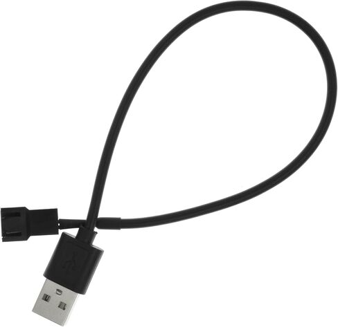 USB to 3-Pin / 4-Pin 5V Case Fan Power Supply Cable Computer Cooler Cooling Fan Power Cable (11.8inch 30cm) in Saudi Arabia