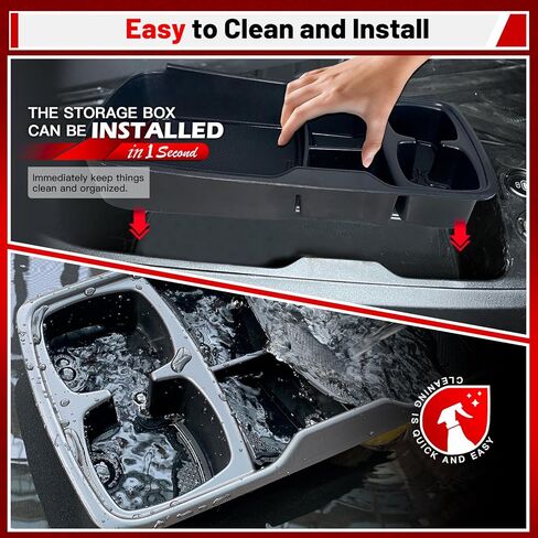 صينية تنظيم وحدة التحكم المركزية متوافقة مع Kia EV6 2022-2024، ملحقات داخلية لصندوق تخزين مسند الذراع السفلي، عبوة من قطعة واحدة in Kuwait