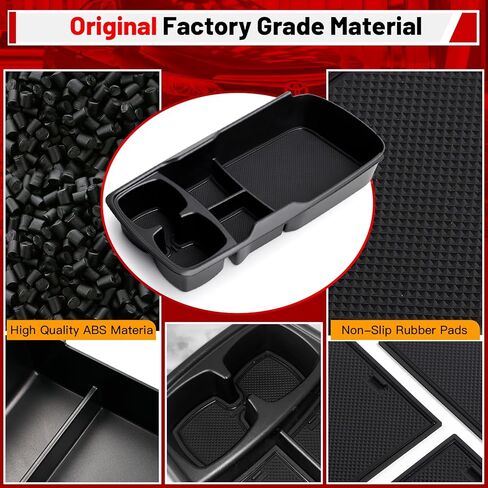 صينية تنظيم وحدة التحكم المركزية متوافقة مع Kia EV6 2022-2024، ملحقات داخلية لصندوق تخزين مسند الذراع السفلي، عبوة من قطعة واحدة in Kuwait