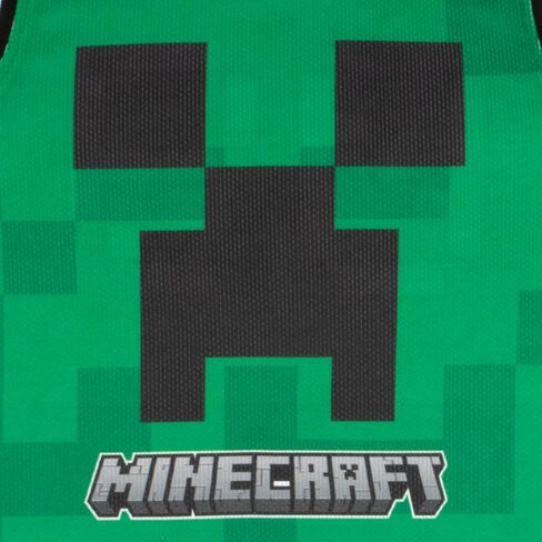 قميص وسروال قصير لكرة السلة للأولاد من Minecraft Creeper، طقم ملابس مكون من قطعتين للأطفال in Kuwait