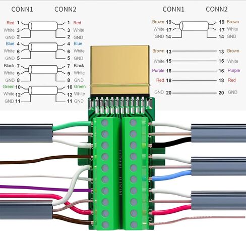 WQAPVHBG HDMI رأس برغي طرفي معدني محول شل، HDMI ذكر وحدة لحام التوصيل صندوق وصلات HD كابل موصل إشارة وحدة 1 قطعة in Kuwait