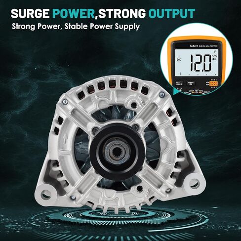 13953 Car Alternator 12V 150 Amp, 6-Groove Pulley Fit for SLR McLaren/SL500/S500/S430/S350/G55/G500/E55/E500/E430/E320/CLS500/CLK430/CL500 V8 Automotive Replacement Alternators in Saudi Arabia