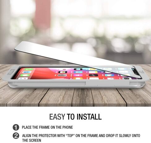 XDesign Glass Screen Protector Designed for iPhone 11 Pro and iPhone XS/iPhone X (3Pack) 5.8-Inch Tempered Glass with Touch Accurate/Impact Absorb+Easy Installation Tray [Fit with Most Cases]- 3 Pack in Kuwait