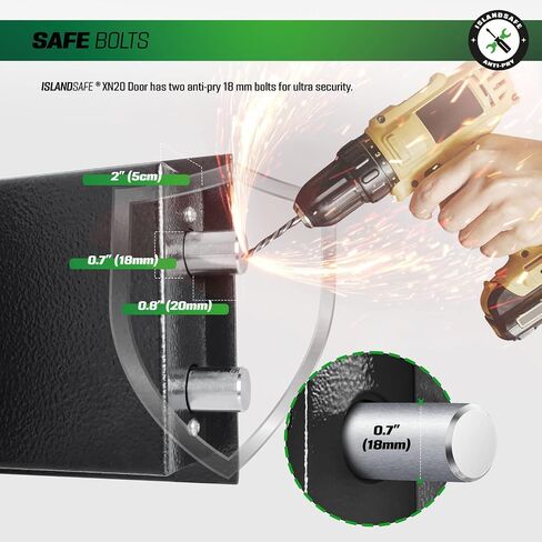Deposit Safes Drop Small Safe Box Electronic Money Cash Safe with Digital Keypad & Keys，Mini Security Lock Safe Boxes for Coin Home Office Hotel Rooms Business Jewelry Gun (Black) in Saudi Arabia
