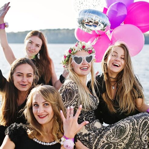 نظارات شمسية للعروس من نظارة العازبة Bride To Be - نظارة شمسية على شكل قلب مع حجر الراين لحفلات توديع العزوبية هدية للعروس in Saudi Arabia