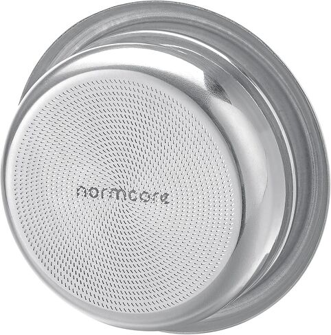 فلتر القهوة بسلة Portafilter مقاس 58 مم من Normcore - سلة فلتر Portafilter بدون قاع سعة 18 جرام - تناسب قهوة 18 جرامًا لآلات الإسبريسو مقاس 58 مم - 304 من الفولاذ المقاوم للصدأ in Kuwait