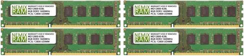 وحدة ذاكرة سطح المكتب 8 جيجابايت (1 × 8 جيجابايت) DDR3-1600 ميجا هرتز PC3-12800 Non-ECC UDIMM 2Rx8 من NEMIX RAM in Kuwait