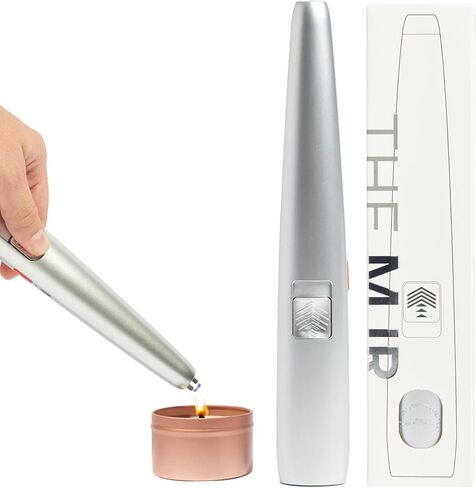 USB LIGHTER CO. MJR Electric Arc Lighter - Flameless Lighter with USB Rechargeable Battery & Safety Switch - Easy to Hold & Windproof Long Electric Candle Lighter for Gifts, Kitchen, Home, & Outdoors in Saudi Arabia