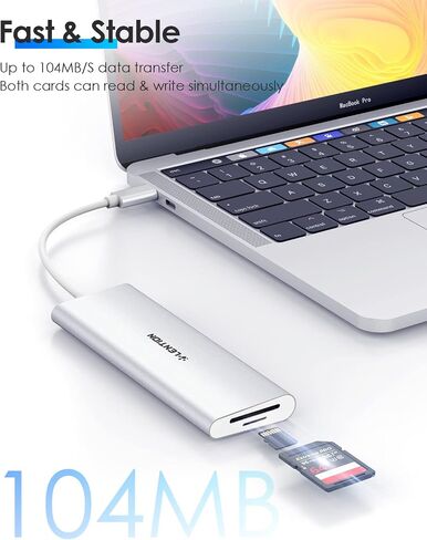LENTION USB C Multiport Hub with 4K HDMI, 3 USB 3.0, SD/Micro SD Card Reader, 100W PD Compatible 2023-2016 MacBook Pro, New Mac Air, Window, Iphone15 More, Stable Driver Adapter (CB-C36B, Silver) in Saudi Arabia