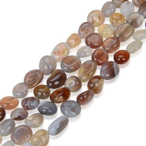 1 Strand Adabele Natural Amazonite Amazonstone Gemstone Loose Beads 8mm to 12mm Free Form Oval Tumbled Pebble Gem Stone Spacer 15 inch for Jewelry Making GZ12-6 in Saudi Arabia