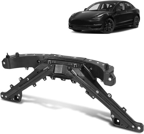 YHTAUTO Front Radiator Support Bracket Replacement for 2017-2023 Tesla Model 3 - Bumper Radiator Core Support Carrier Module Frame Replace# 111024000B in Saudi Arabia