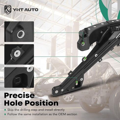 YHTAUTO Front Radiator Support Bracket Replacement for 2017-2023 Tesla Model 3 - Bumper Radiator Core Support Carrier Module Frame Replace# 111024000B in Saudi Arabia