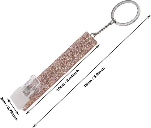 2x Card Grabbers Credit Card Puller Keychain For Long Nails Key Ring With Eye-Catching Color Acrylic Debit in Saudi Arabia