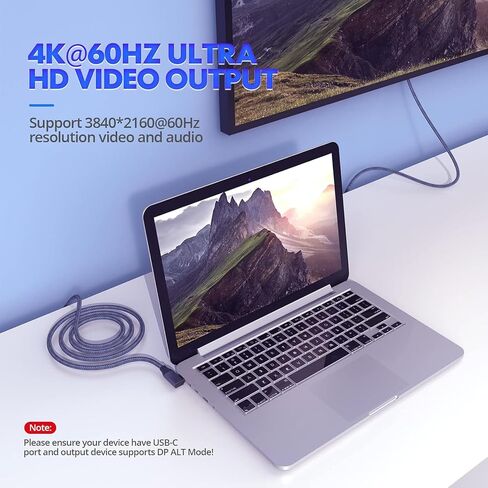 UseBean USB C to USB C Cable 100W 15ft(2 Pack), Right Angle USB 3.2 Gen2x2 20Gbps Data Transfer&PD Fast Charging,Type-C 4K@60Hz Video Cord,for Thunderbolt 3/4 MacBook Mac,iPad Air/Pro,Galaxy S22 in Kuwait
