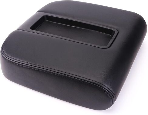 WOWAUTO Black Armrest Cover Center Console Lid Fit for Chevy Avalanche Silverado Tahoe GMC Yukon XL Sierra 2007-2014 2007 2008 2009 2010 2011 2012 2013 2014-15217111 924-875 in Saudi Arabia