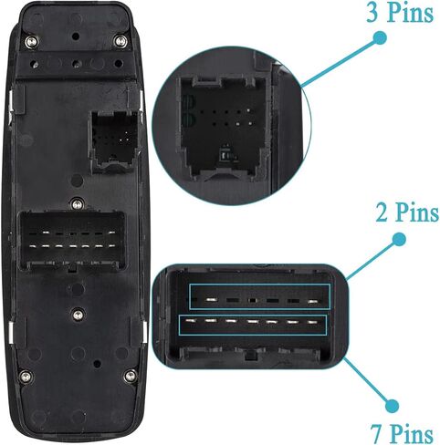 Master Power Window Switch Button Fits Dodge 2009-2012 Ram 1500 2500 3500 Driver Side Front Left Power Electric Window Control Switch Replace 4602863AD 4602863AB 4602863AC in Saudi Arabia