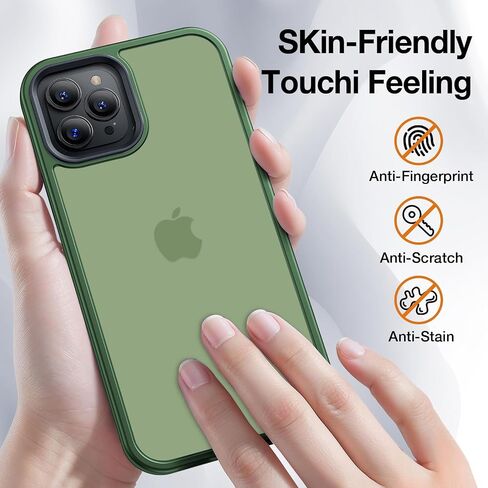حافظة هاتف Yriklso لهاتف iPhone 12 Pro Max، مقاومة للصدمات لهاتف iPhone 12 Pro Max، حماية من السقوط من الدرجة العسكرية، حافظة شفافة وخلفية صلبة لهاتف iPhone 12Pro Max 6.7 بوصة، أسود بلوري in Saudi Arabia