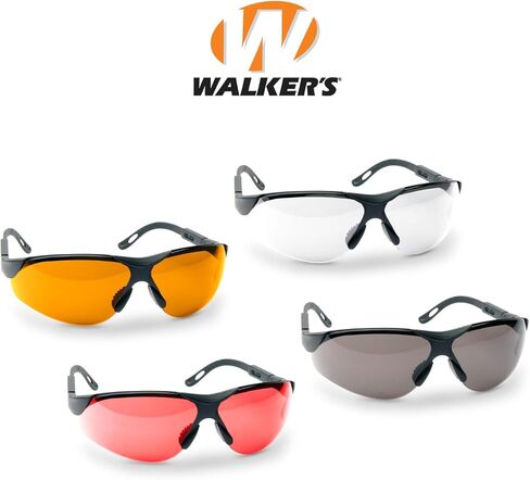 Walker's Elite Sport Shooting Glasses - Impact-Resistant Anti-Fog Non-Slip Adjustable UV Protection Hunting Sports Glasses in Saudi Arabia