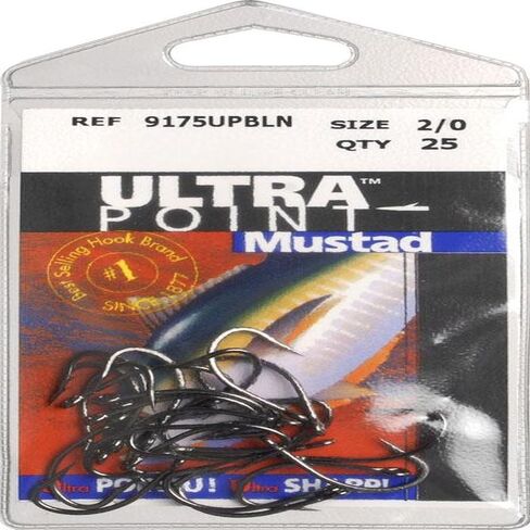 Mustad UltraPoint O'Shaughnessy Live Bait 3 Extra Short Hook with In-Line Point in Kuwait