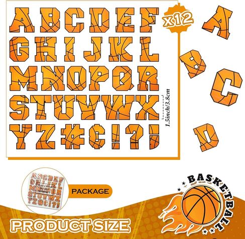 Outus 372 Pcs Sport Iron on Letters 1.5 Inch A-z Heat Transfer Letters Baseball Basketball Soccer Letter Stickers PU Alphabet Iron on Flocking Letters Alphabet for Team Sport T Shirt DIY(Soccer) in Saudi Arabia