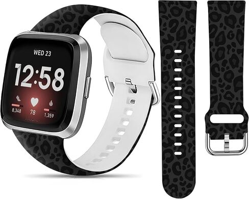 سوار رياضي متوافق مع Versa 4/Versa 3/Sense 2/Sense للنساء والرجال، حزام معصم بديل مرن للساعة الذكية Versa 4/Versa 3/Sense 2 in Kuwait