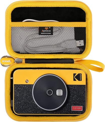 حافظة تخزين صلبة للسفر من Aproca، لكاميرا Kodak Mini Shot 2 Retro/Mini 2 Retro 4PASS 2 في 1 للكاميرا الرقمية الفورية وطابعة الصور in Kuwait