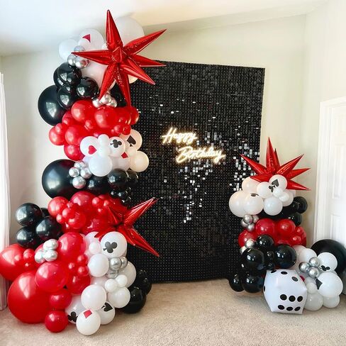 Shimmer Wall Backdrop Black Halloween Sequin Wall Backdrop 3FTx4FT Sparkle Backdrop for Anniversary Disco Birthday Decorations in Saudi Arabia