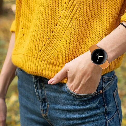 Kytuwy متوافق مع أساور ساعة Google Pixel، إبزيم معدني لحزام رياضي من السيليكون الناعم لسوار ساعة Google، بديل لسوار ساعة Pixel للنساء والرجال in Kuwait