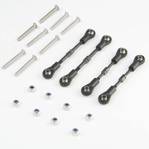 TT-02B الألومنيوم توجيه وصلة ربط المقطورة قضبان التعادل لسيارة Tamiya RC TT02B ترقيات استبدال الأجزاء in Kuwait