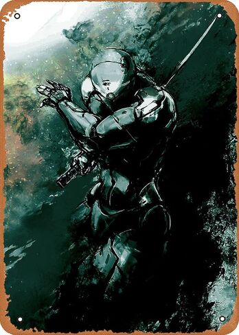Metal Sign - Gaming Metal Gear Solid - 8X12 Inch Vintage Look Tin Sign,Bar, Man CAVE Art Wall Decoration in Saudi Arabia