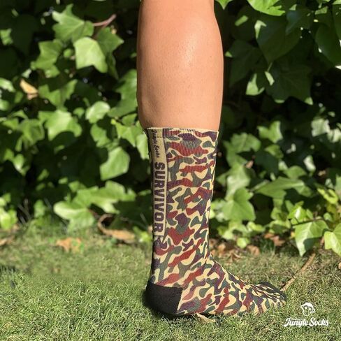 Funny Sport Socks for Crossfit, Running, Cycling, Gym, MTB - Colorful Long Socks for Men Women. in Saudi Arabia