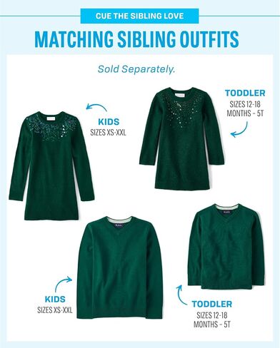 The Children's Place Baby Girls' One Size and Toddler Sweater Dress in Saudi Arabia