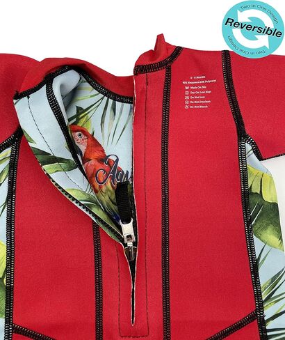 Aquajoy Warmsy - Premium Reversible Baby Wetsuit | Extra Warm Swimsuit for Babies, Infants and Toddlers in Saudi Arabia